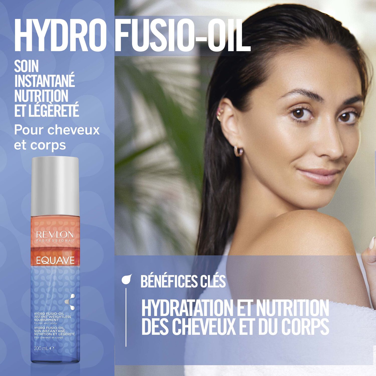 revlon professional Equave™ Hydro Fusio-Oil - Soin Instantané Cheveux et Corps
