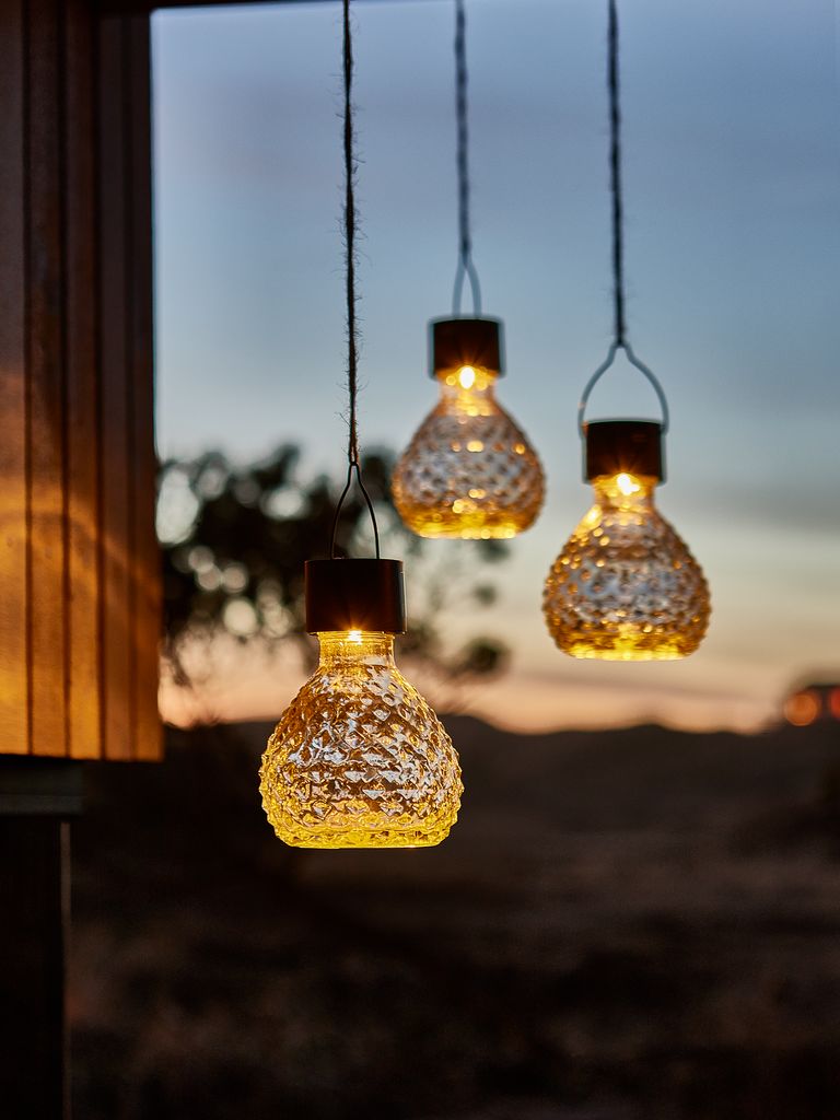 LAPPSPURV Lampa solarna LAPPSPURV Ø9xH13cm przezroczysta