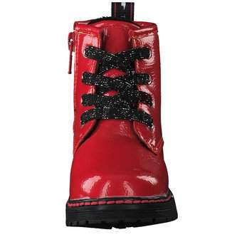 Tom Tailor Schnür Boots in rot