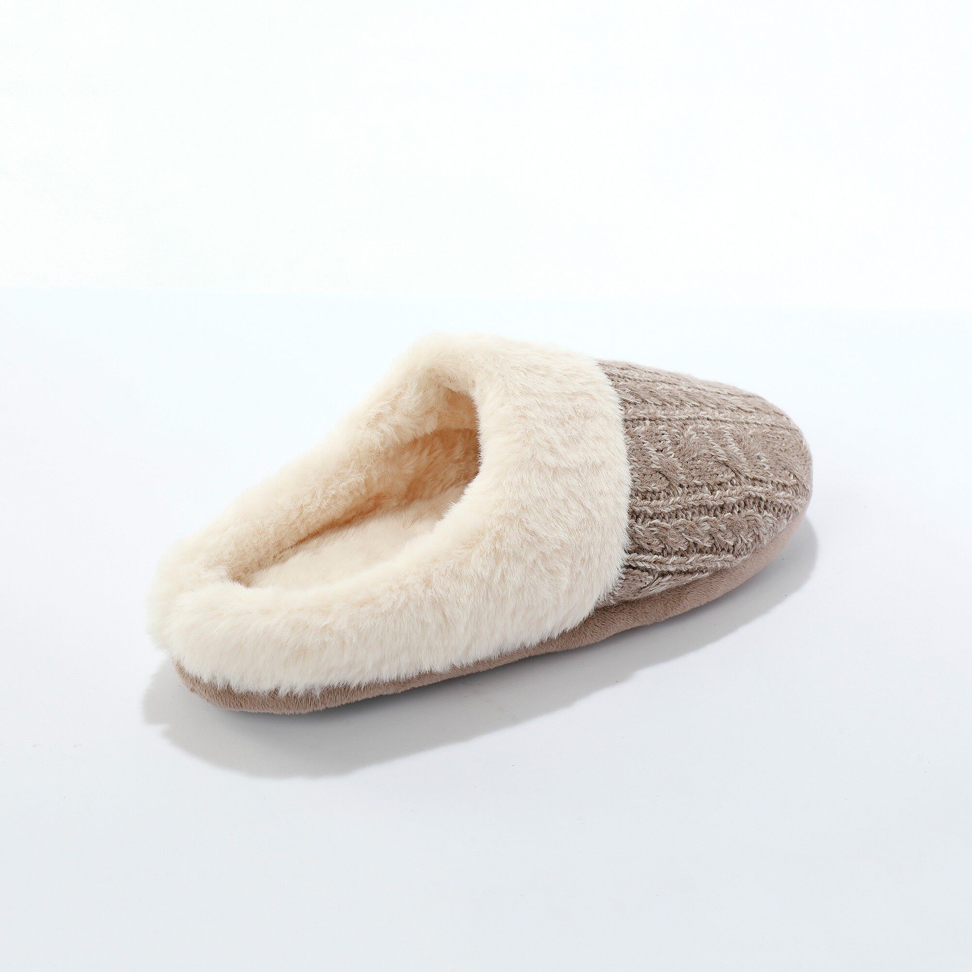 Chaussons mules tricot