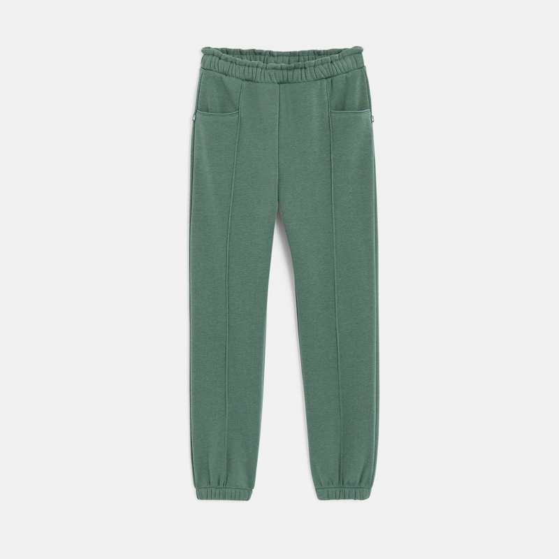 Pantalon de jogging urbain vert fille