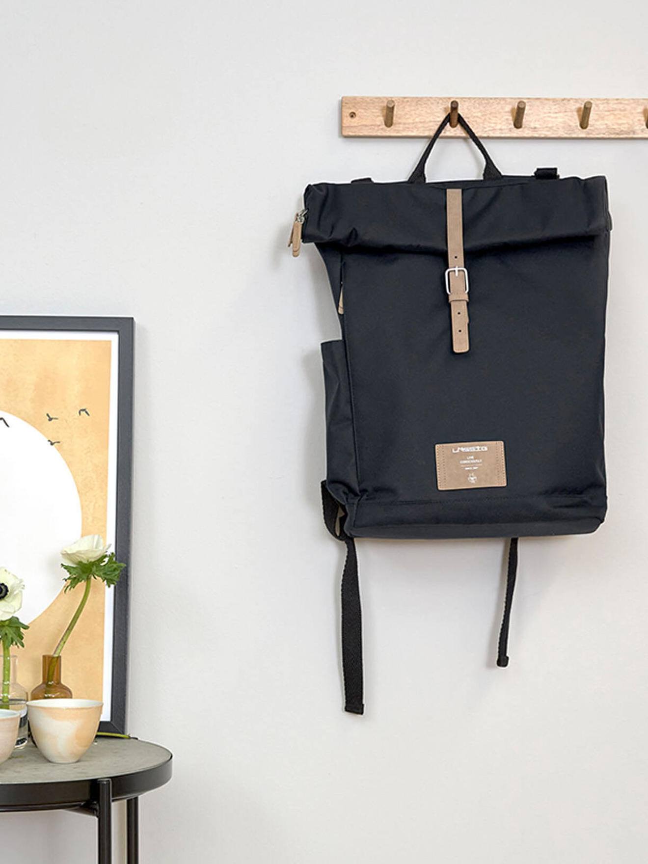Lässig Wickelrucksack mit Rolltop, Green Label Kollektion LÄSSIG - nachtblau