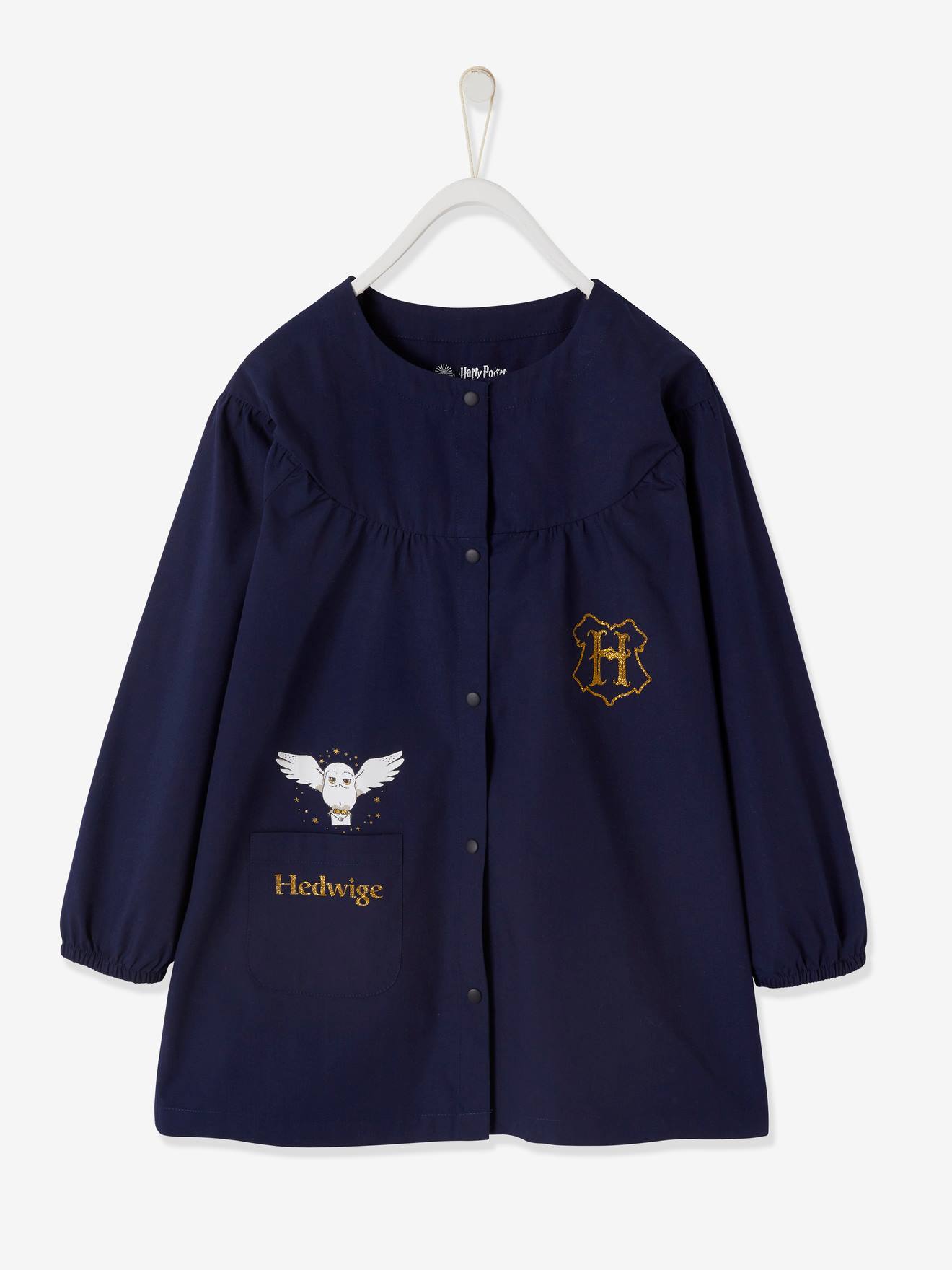 Tablier fille Harry Potter® bleu fonce