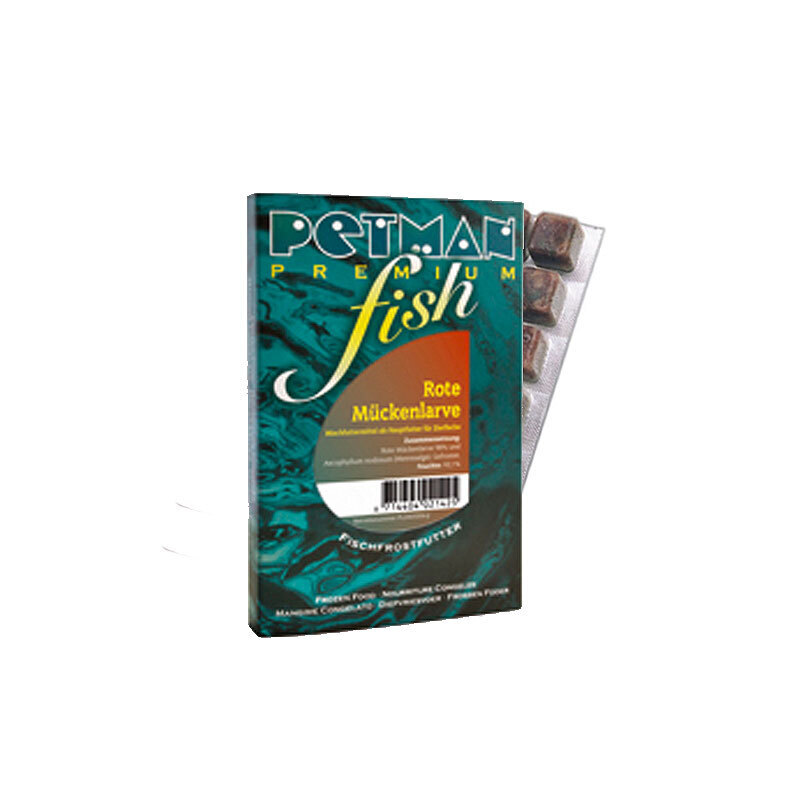 Petman Frostfutter Petman Fish Rote Mückenlarve Blister 15 x 100g