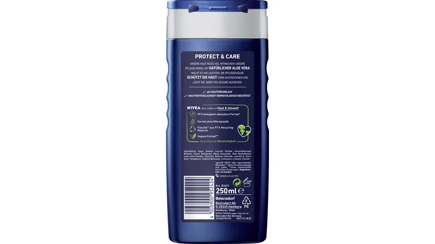 NIVEA MEN Duschgel Protect & Care 3 in 1 250 ml
