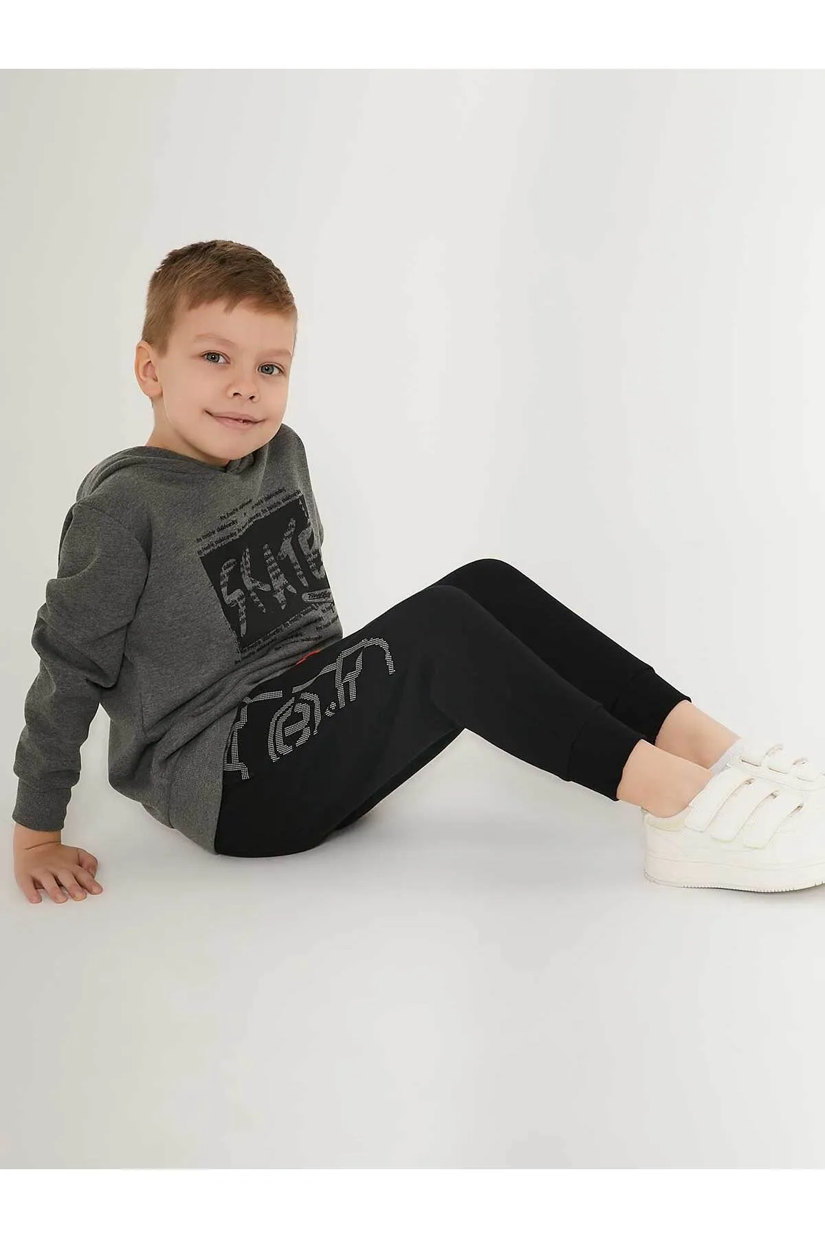 ROLY POLY  Trainingsanzug-Set für Jungen im Alter von 2–7 Jahren – Anthrazitmeliert