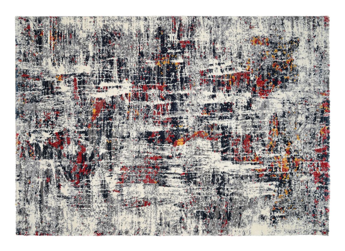 Webteppich Collage six Multicolor 65 x 130 cm