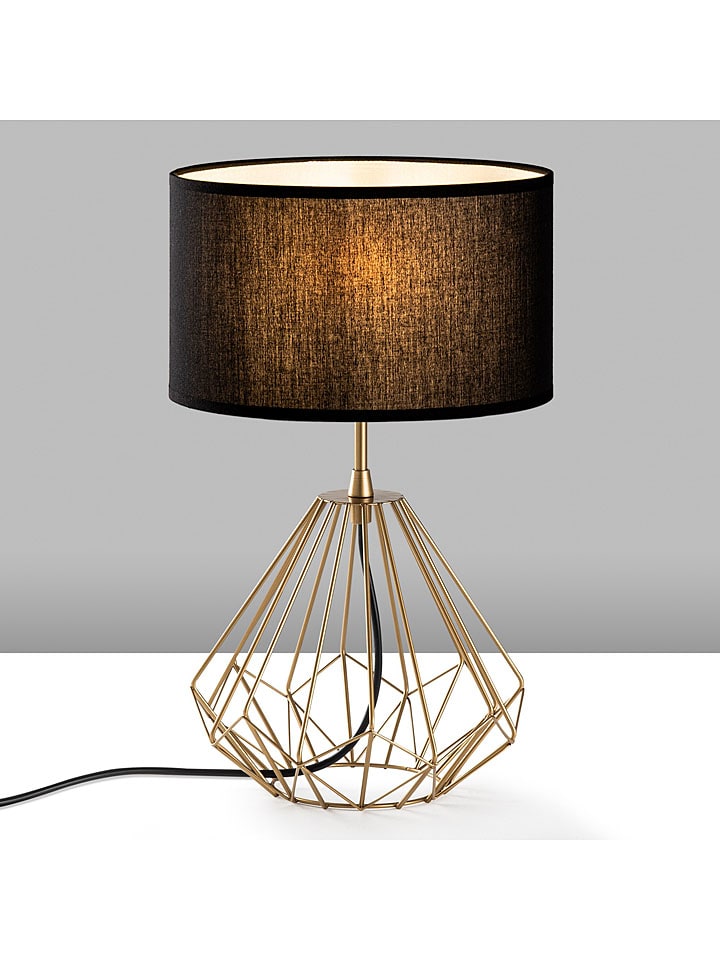 Opviq Tischleuchte in Schwarz/ Gold - (H)43 x Ø 25 cm günstig kaufen onesize