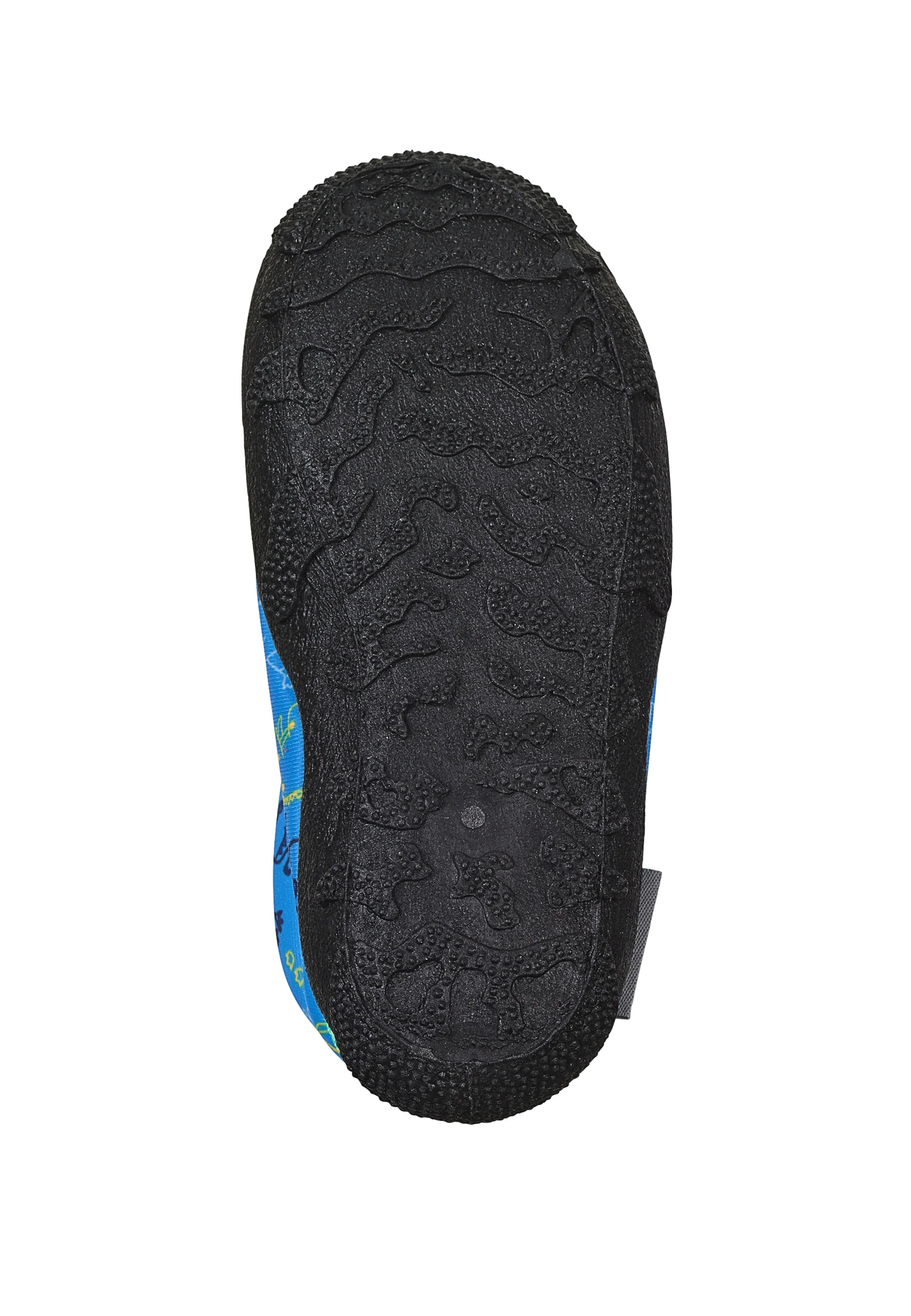 Aqua-Schuh Kinder in Blau mit Dino Muster