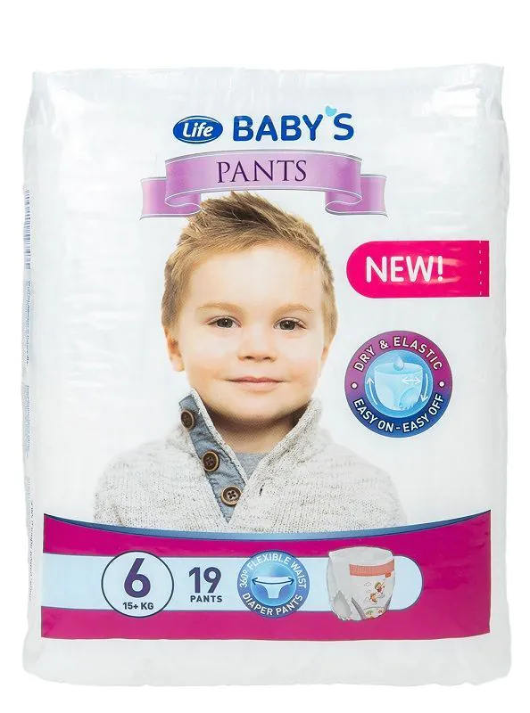 Дечије пелене Life Baby's, величина 6, екстра велике