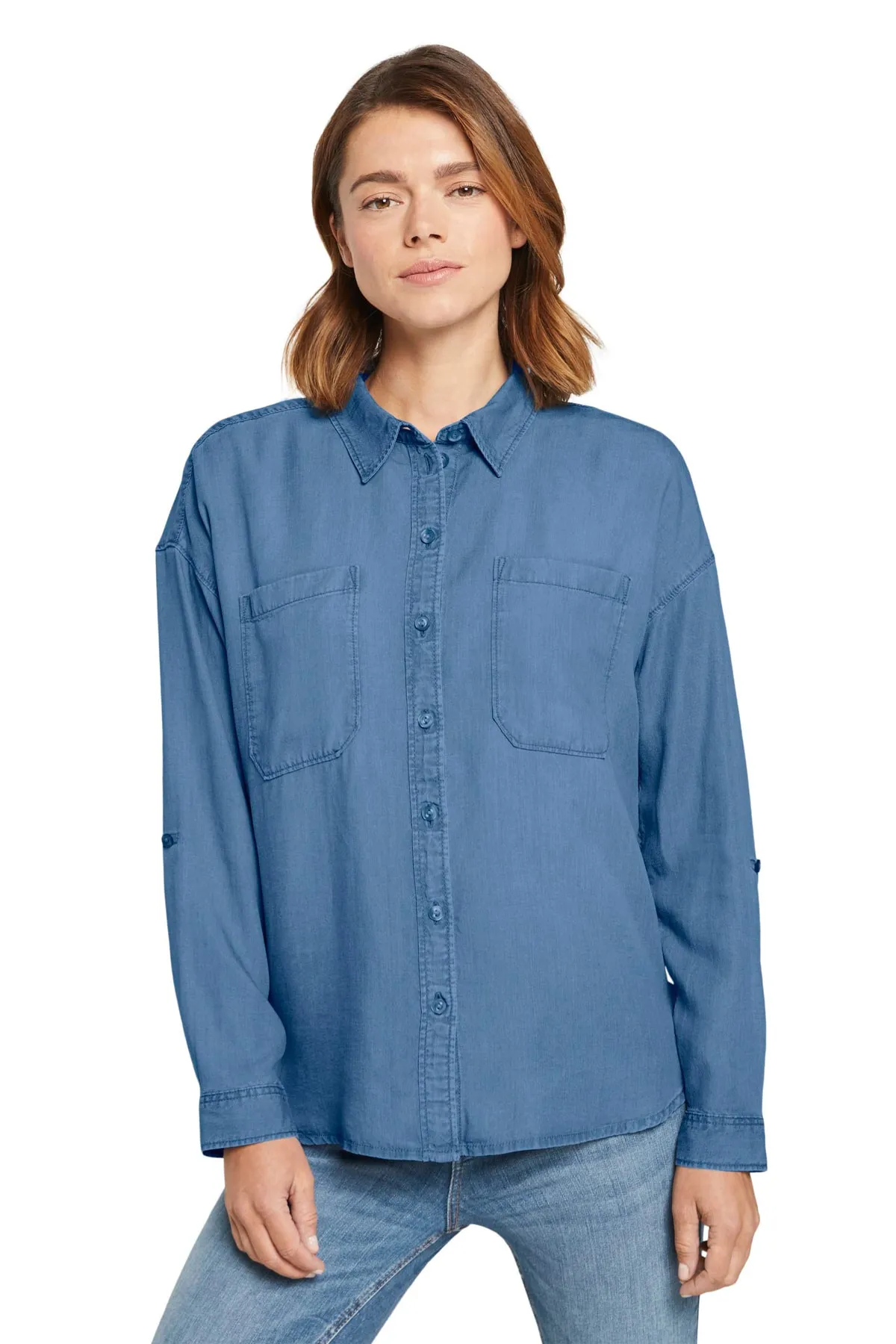 Tom Tailor Denim  Hemd - Blau - Regular Fit