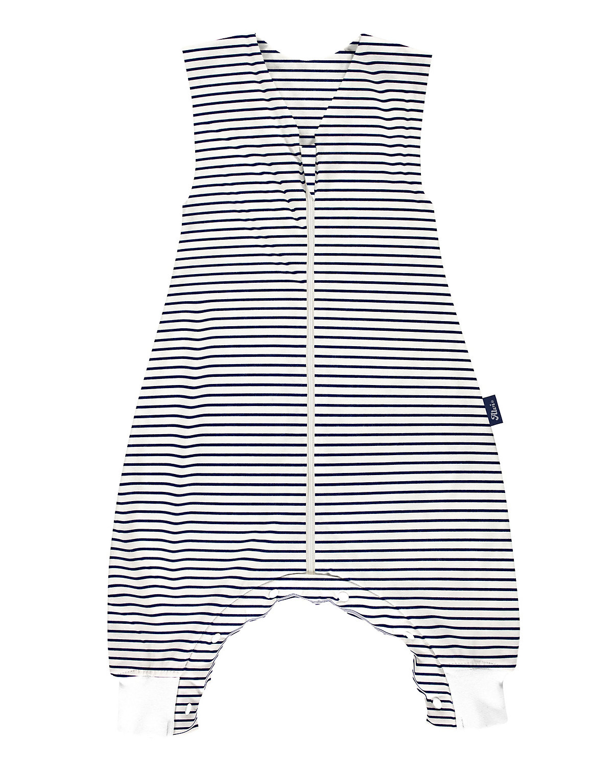 Sleep-Overall Light - TOG 0,5 - Ringel blau/weiß Größe 80