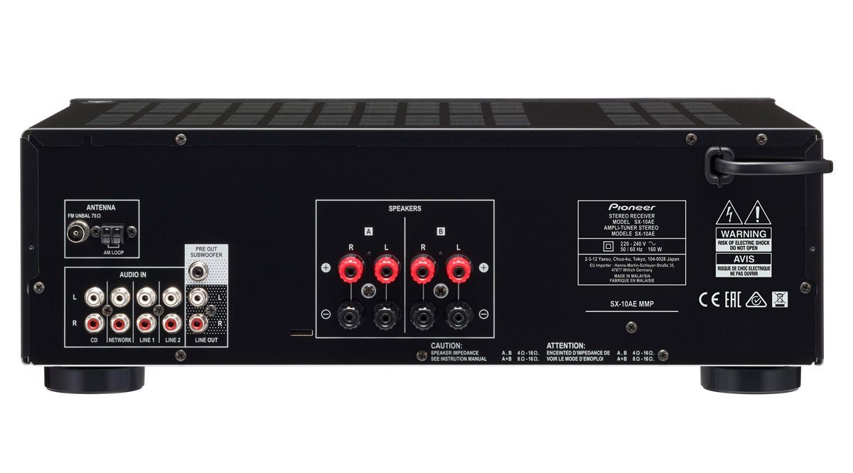 Pioneer SX-10AE-B schwarz 7.1-Kanal-AV-Netzwerk-Receiver