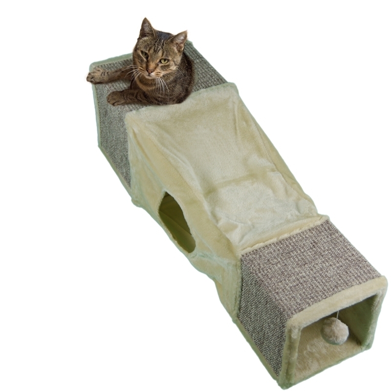 Rohrschneider Katzentunnel Rohrschneider Spieltunnel mit Sisal beige
