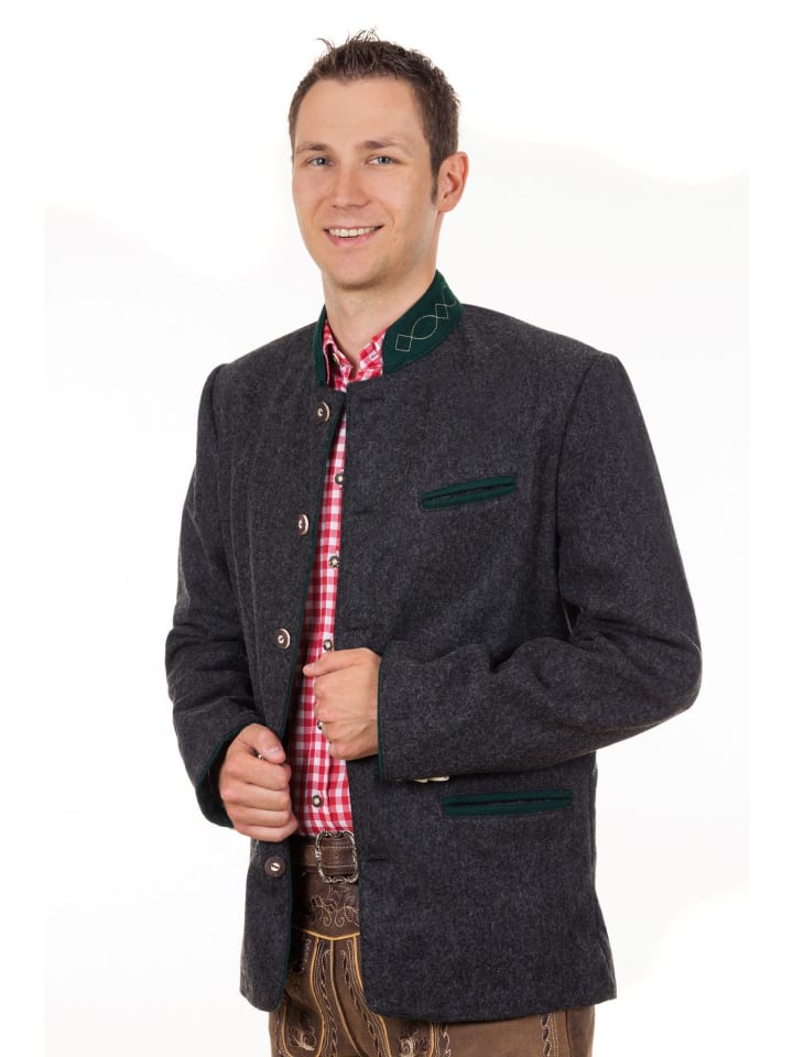 Edelnice Edelnice Trachtenjanker Xaver in anthrazit günstig kaufen 3XL