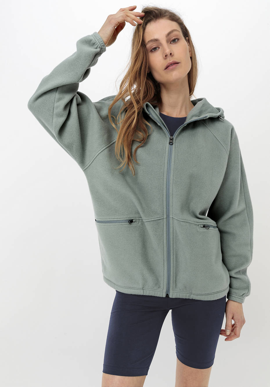 Softfleece Jacke ACTIVE COMFORT aus reiner Bio-Baumwolle