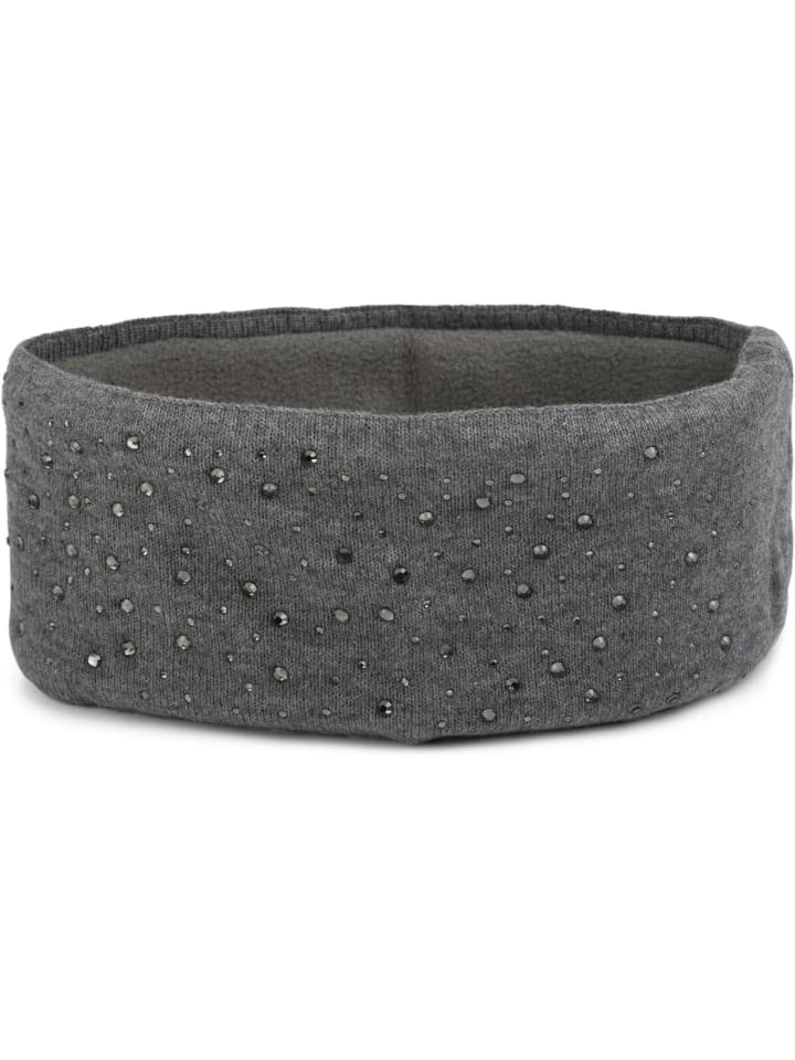 styleBREAKER Feinstrick Stirnband in Grau günstig kaufen onesize