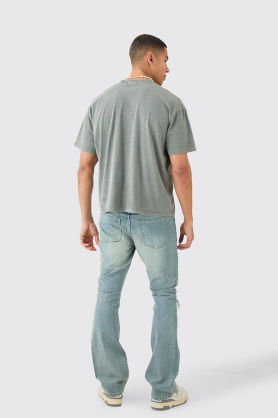 Oversized Boxy Overdye Worldwide T-shirt