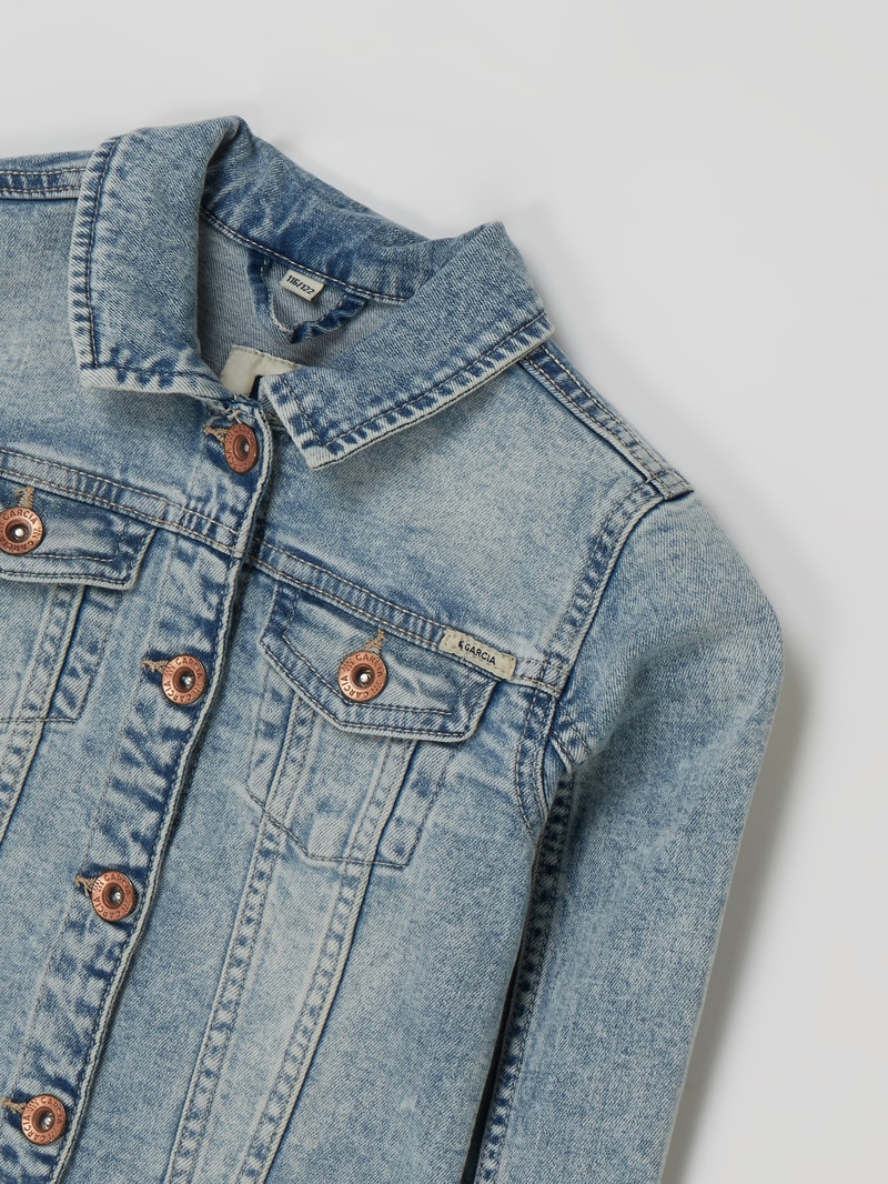 Jeansjacke mit Stretch-Anteil Modell 'Caily' in jeans
