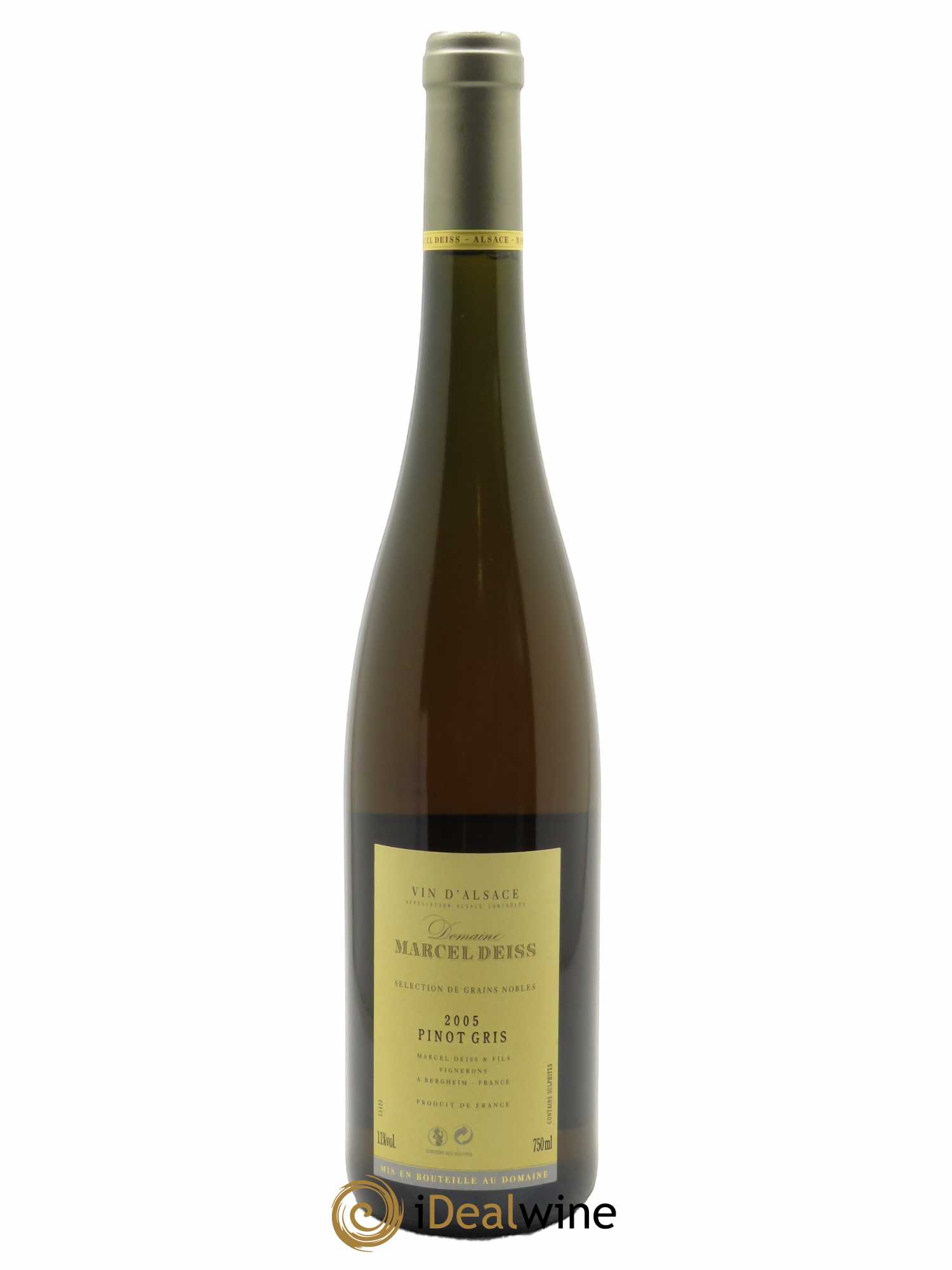 Pinot Gris Sélection de Grains Nobles Marcel Deiss (Domaine)  2005 - Lot de 1 Bouteille