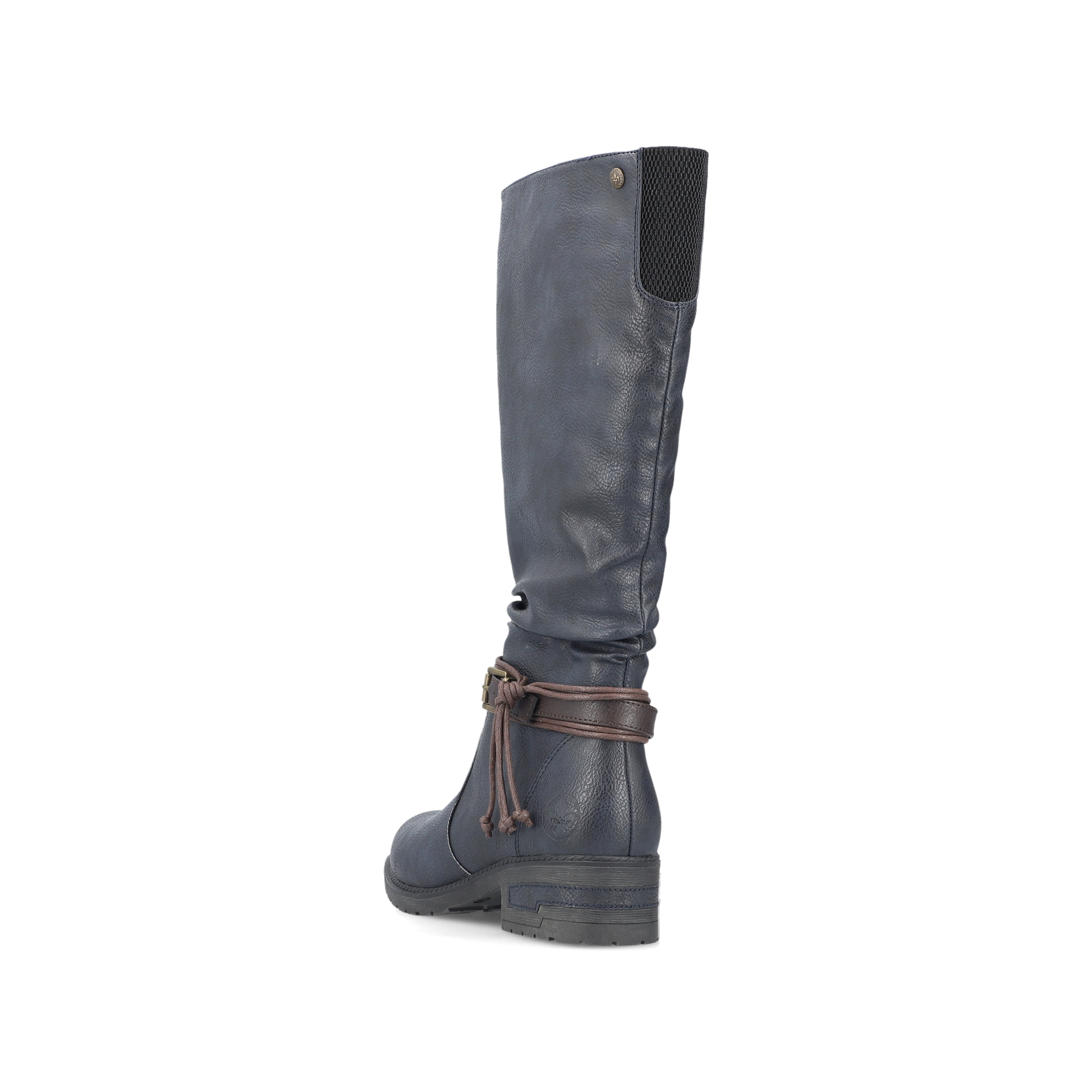 Rieker Damen Hochschaftstiefel graublau