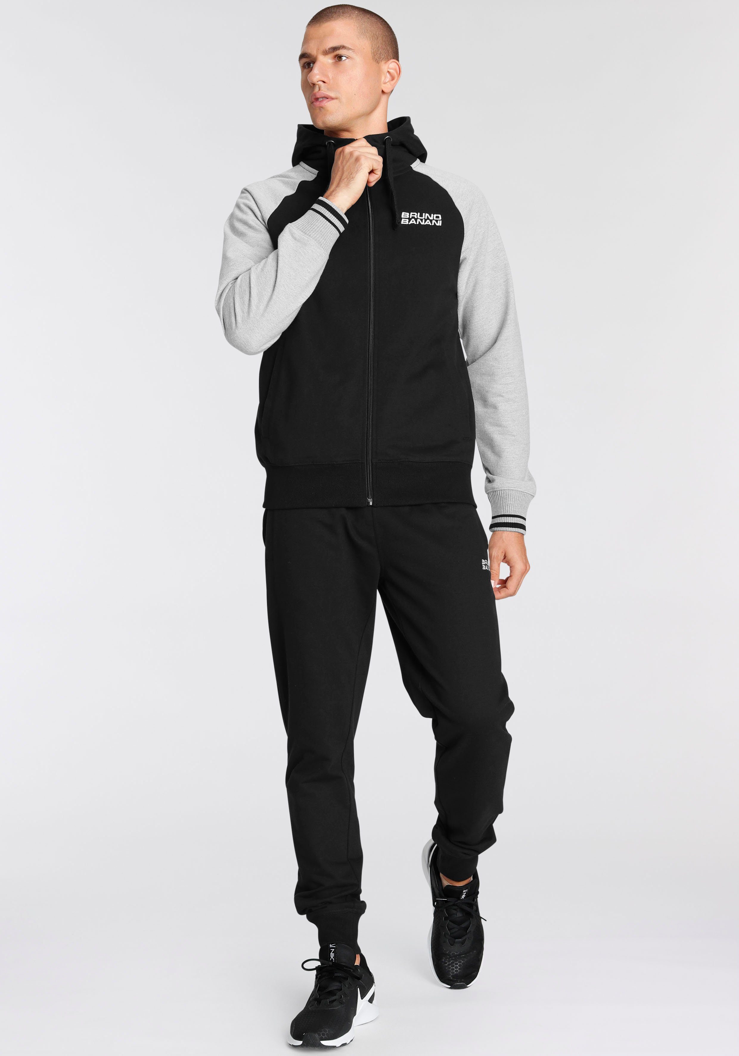 Bruno Banani Jogginganzug Comfort Fit, mit Logo Stickerei