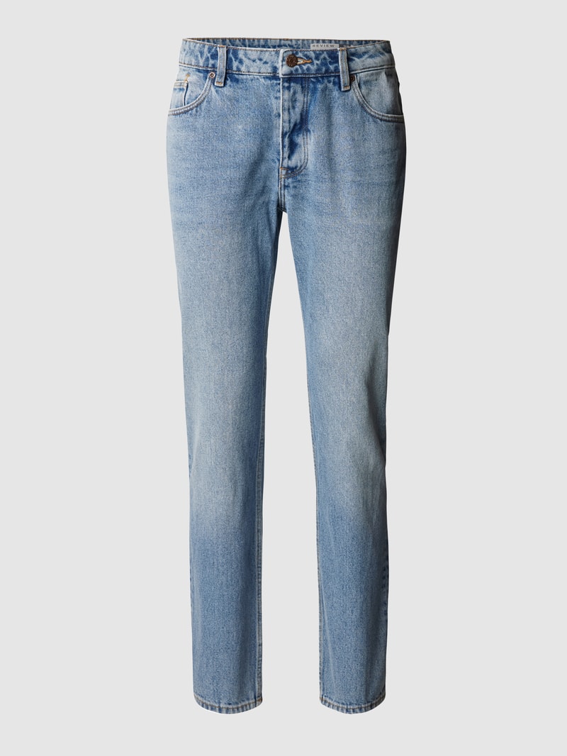 Mid Rise Jeans im Slim Fit in blau