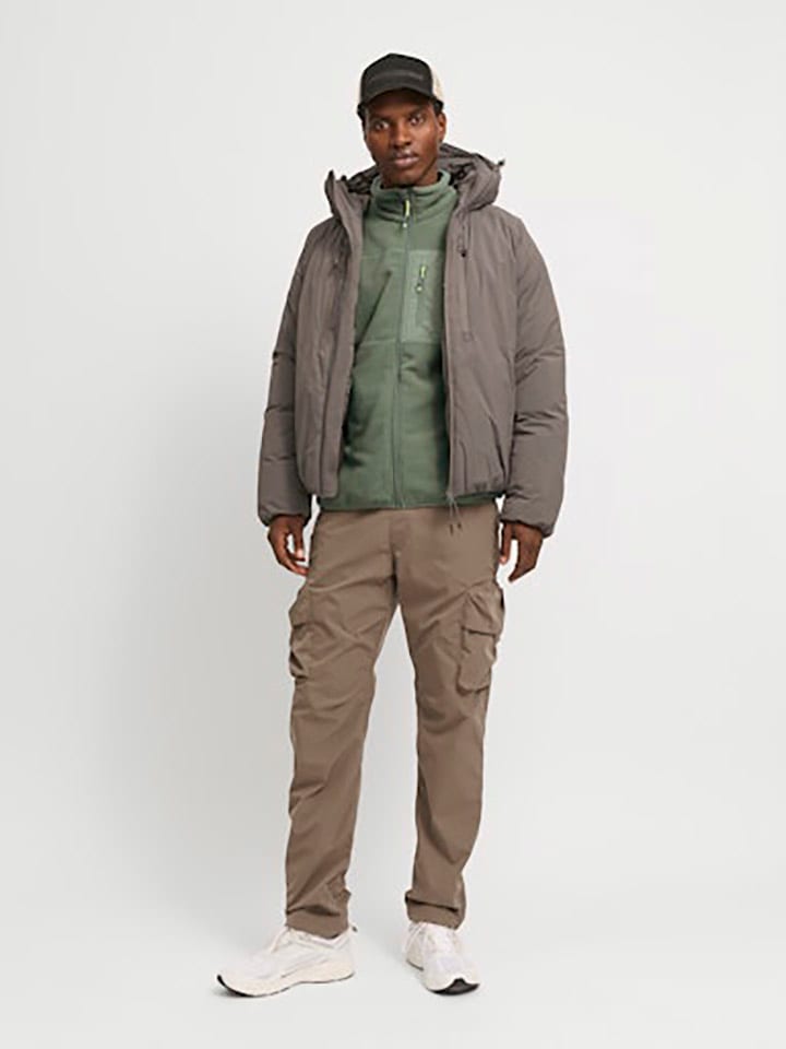 Jack & Jones Fleecejacke in Grün günstig kaufen