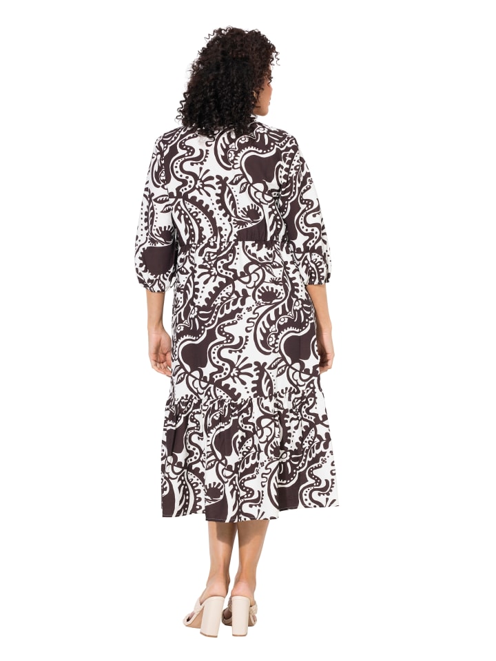 Ulla Popken Kleid in mahagoni günstig kaufen