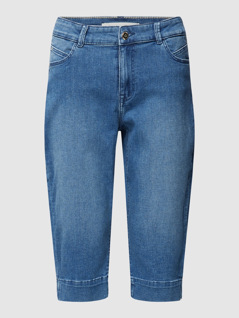 Jeansshorts im 5-Pocket-Design in blau