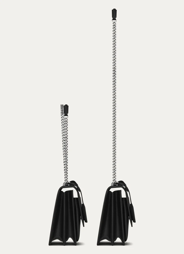 Saint Laurent Sunset Medium calfskin shoulder bag