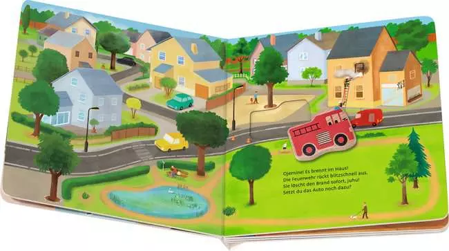 Spiel mit den Fahrzeugen: Mein buntes Holzpuzzle-Buch