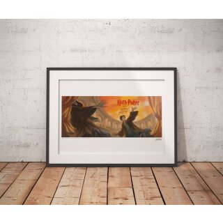 Harry Potter Kunstdruck Deathly Hallows Book Cover Artwork Limited Edition 42 x 30 cm