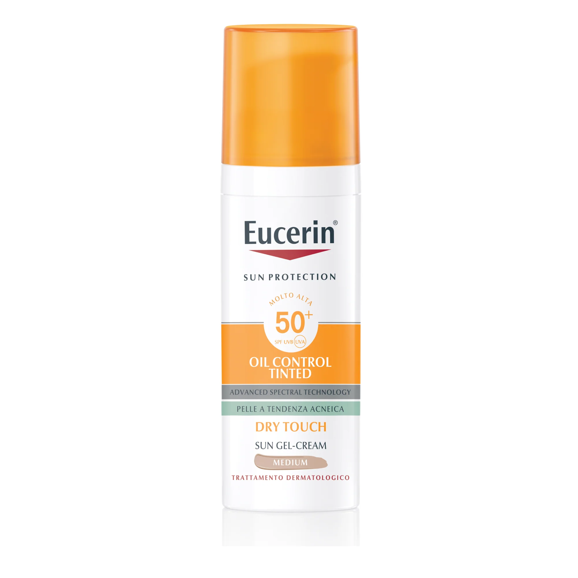 Cremă-gel solară colorată pentru față cu protecție solară, controlul uleiului, SPF50+ - Cremă de protecție solară cu protecție ridicată pentru față, cremă de față colorată pentru imperfecțiuni