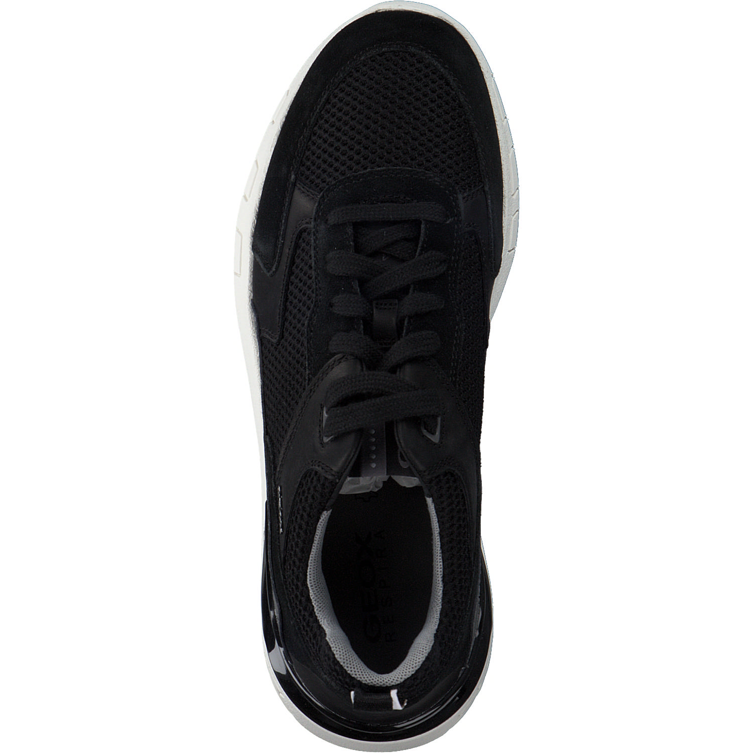 Geox U158ZC, Sneakers Low, Herren, Schwarz (Black)