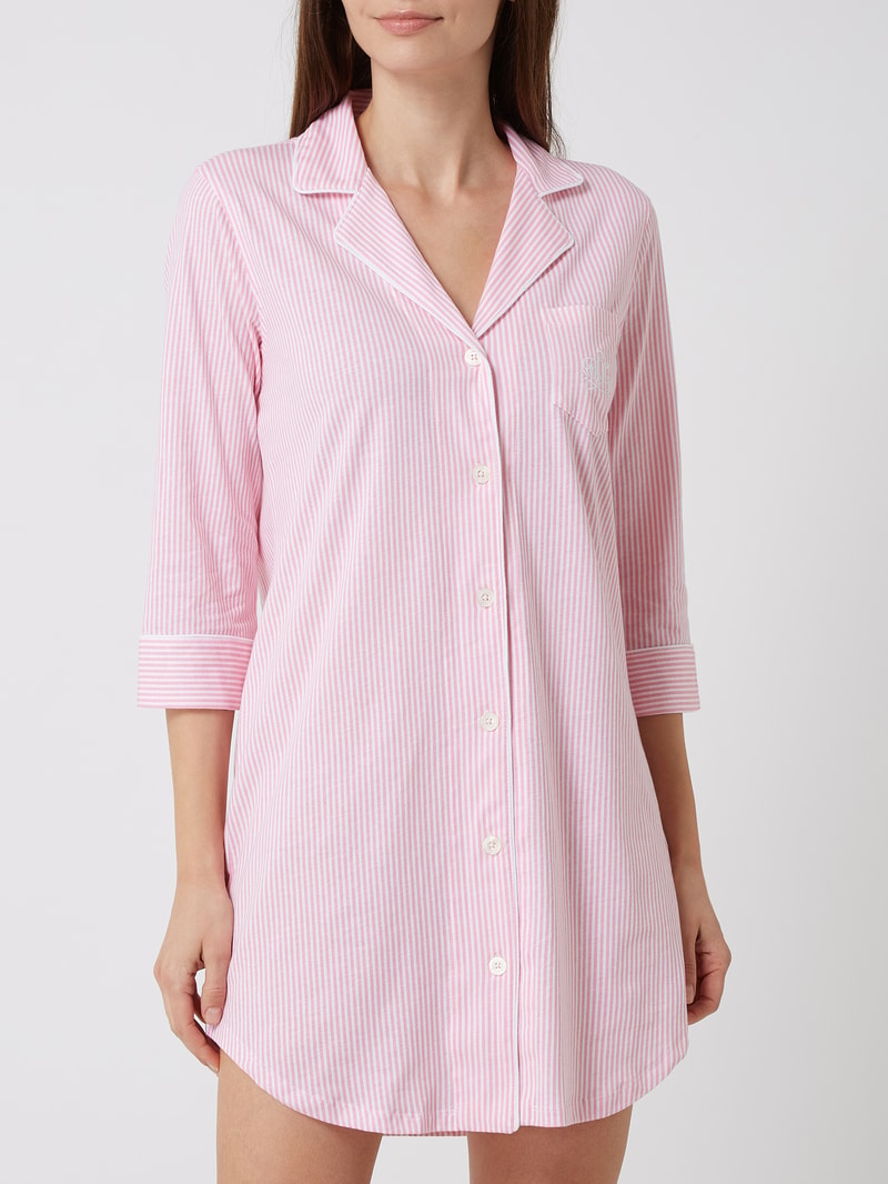 Nachthemd mit Polka Dots in rosa
