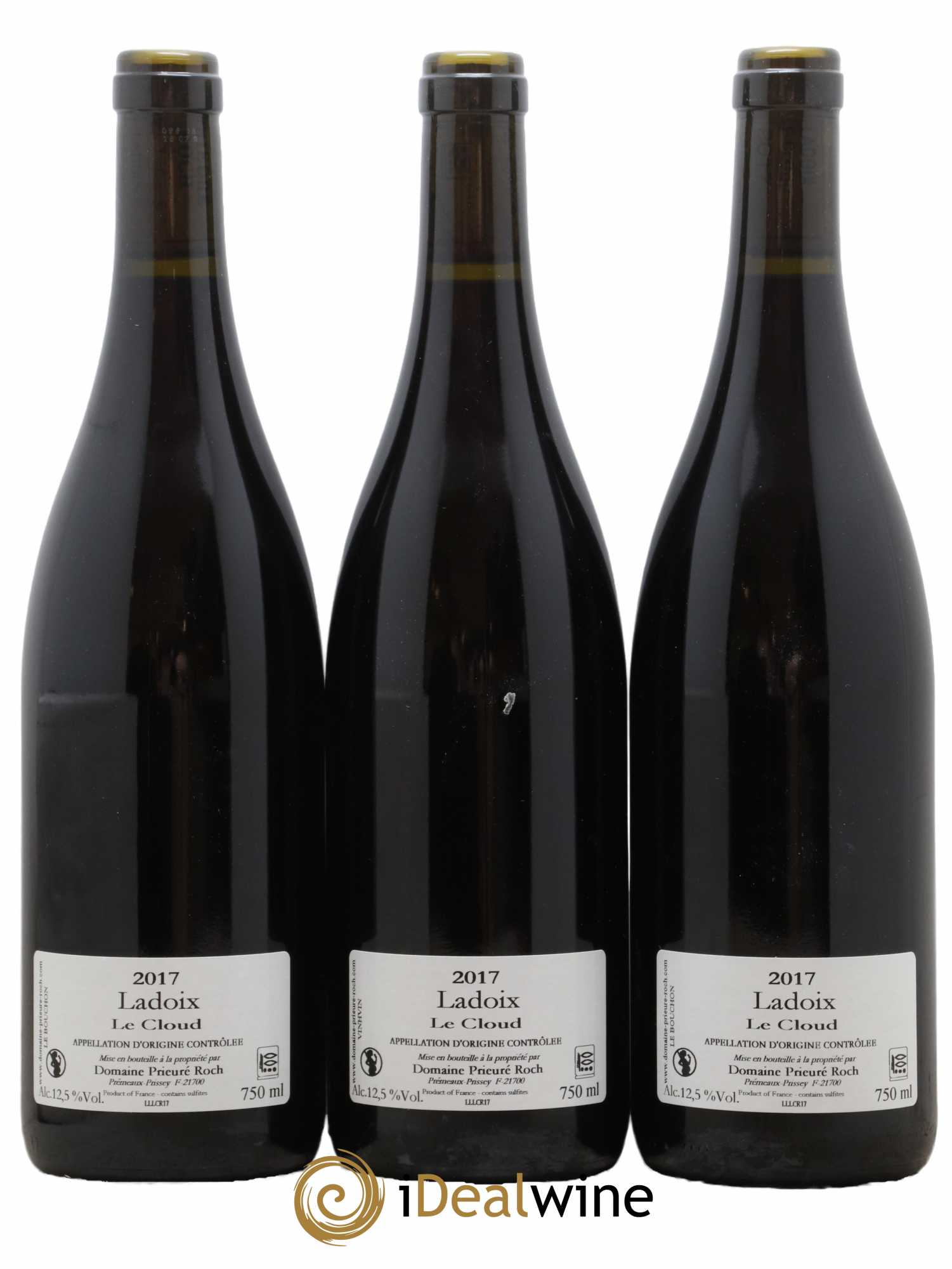 Ladoix Le Cloud Prieuré Roch  2017 - Lot de 3 Bouteilles