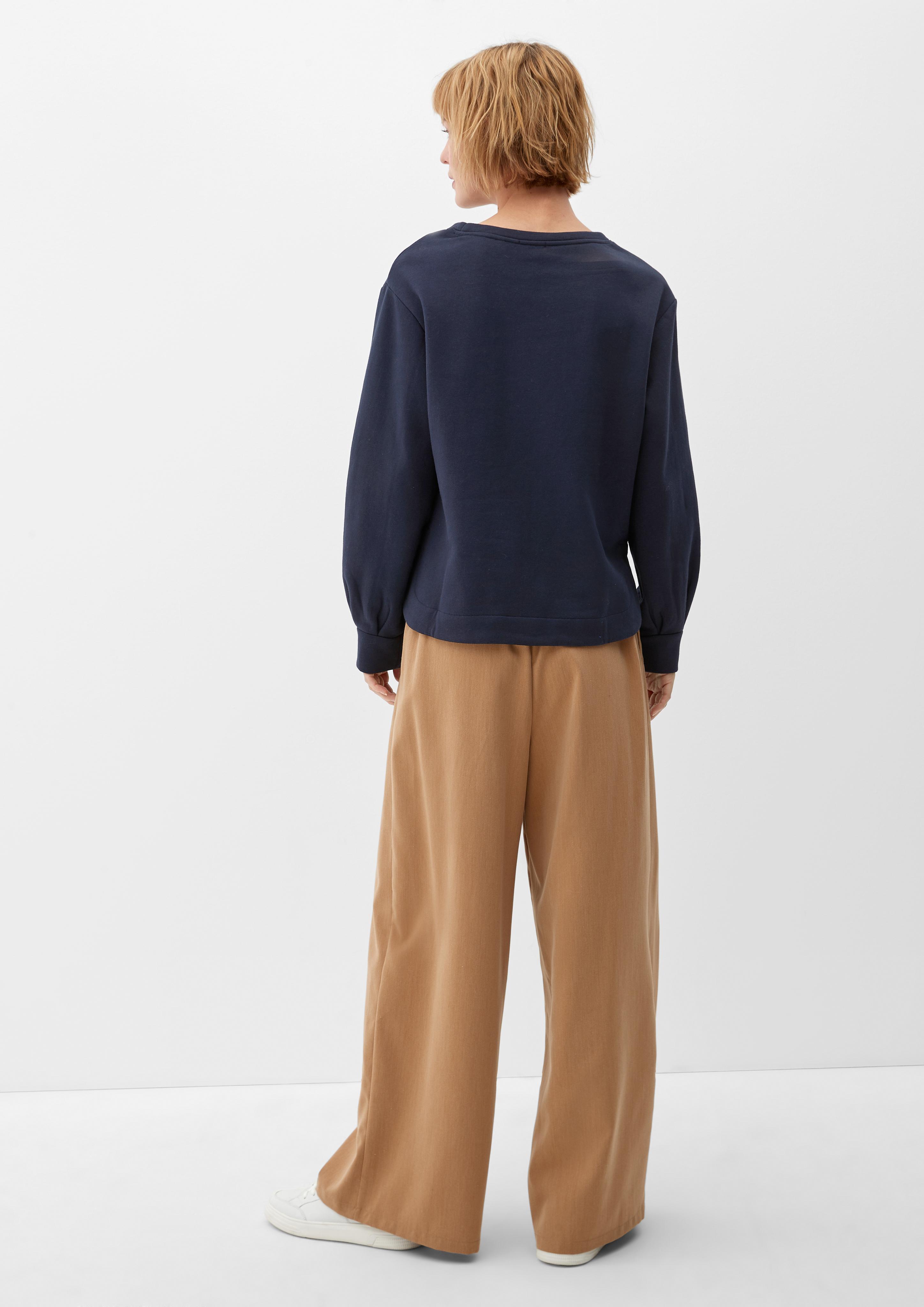 Sweatshirt mit abgerundetem Saum  2121410-5959