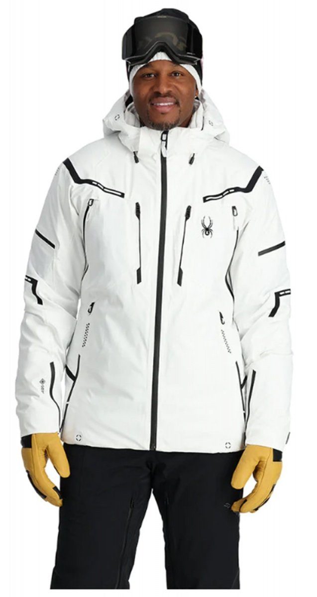 Spyder Skijacke Spyder Pinnacle GTX Herren Skijacke Winterjacke 38SA075315 100 White