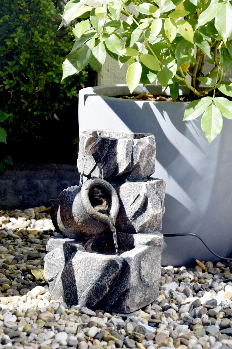 dobar Design-Zimmerbrunnen in Steinoptik