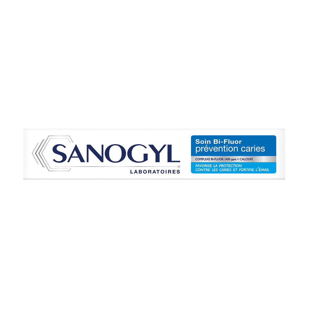 botot SOIN BI-FLUOR 1450PPM - PRÉVENTIONS CARIES 75 ml DENTIFRICE