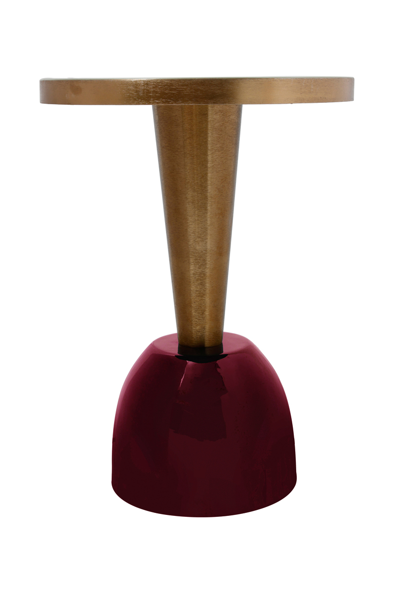 Kayoom Beistelltisch Art Deco 225 Altrosa / Pflaume