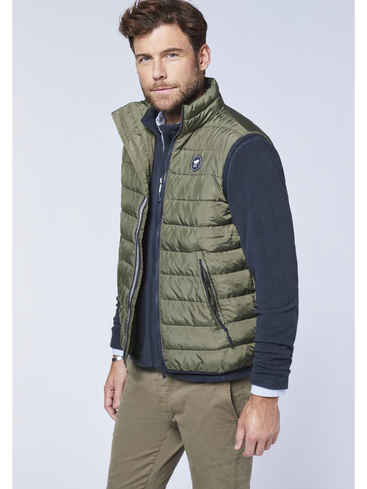 Polo Sylt Steppweste in Grün günstig kaufen