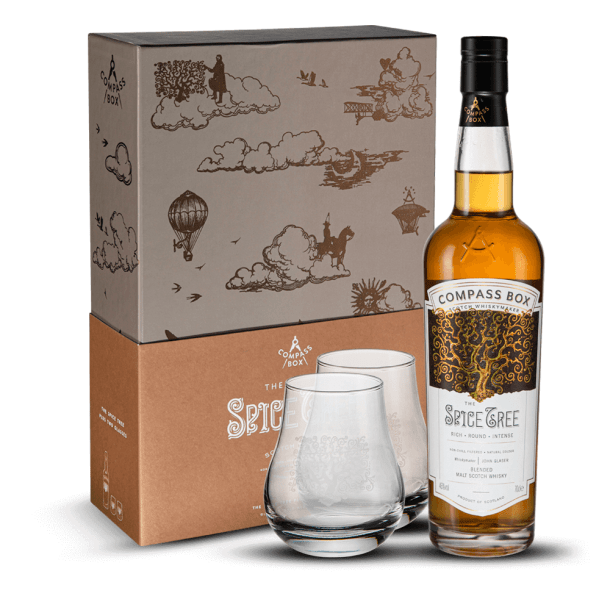 Coffret Compass Box Spice Tree 46% + 2 Verres