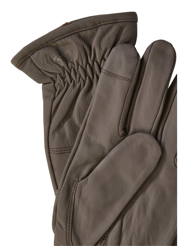 Camel Active Lederhandschuhe mit Screen-Tab Funktion in Dunkelbraun günstig kaufen