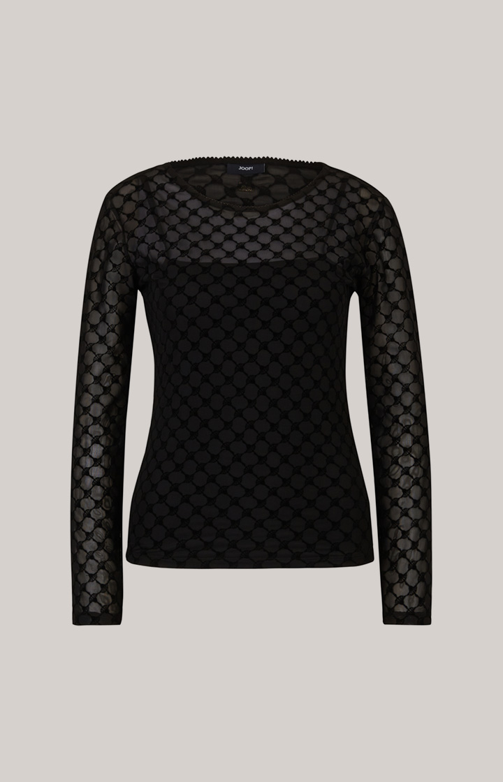 Longsleeve in Schwarz