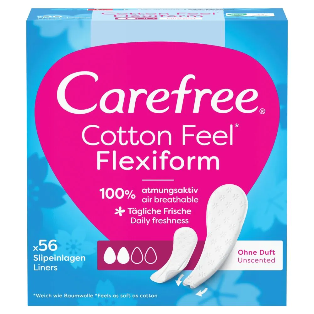 „Carefree Flexi Form“ įklotai į kelnaites