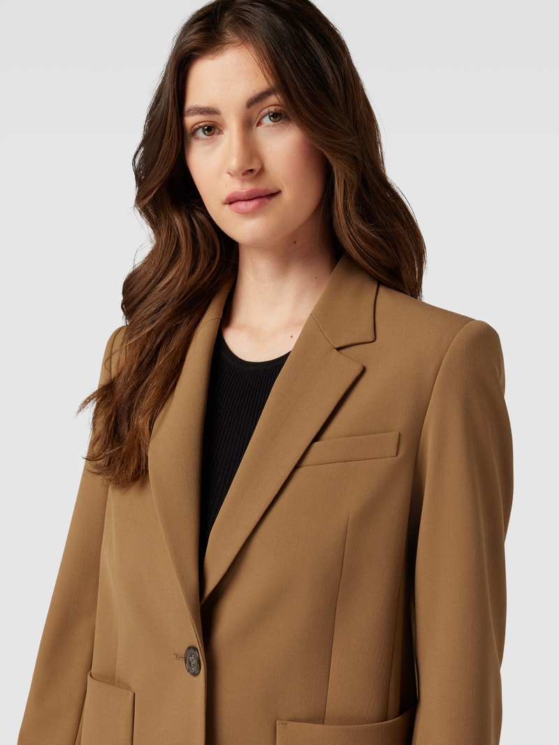Blazer mit 2-Knopfleiste in camel