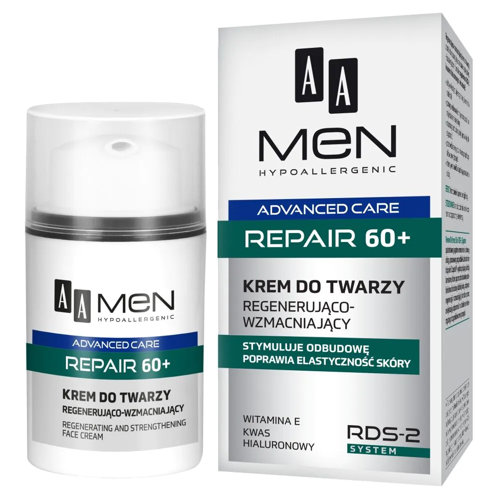 AA Men Advanced Care 60+ regenerirajuća i jačajuća krema za lice