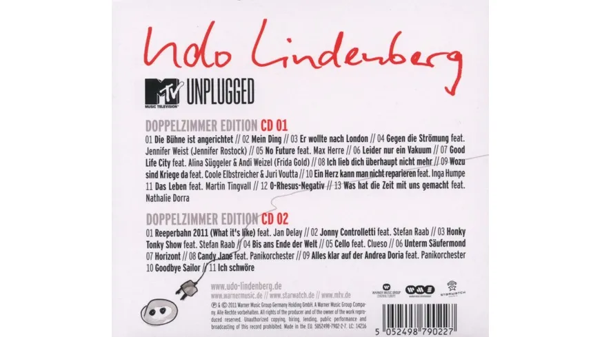 MTV Unplugged-Live Aus Dem Hotel Atlantic DOPPELZIMMER EDITION DIGIPAK